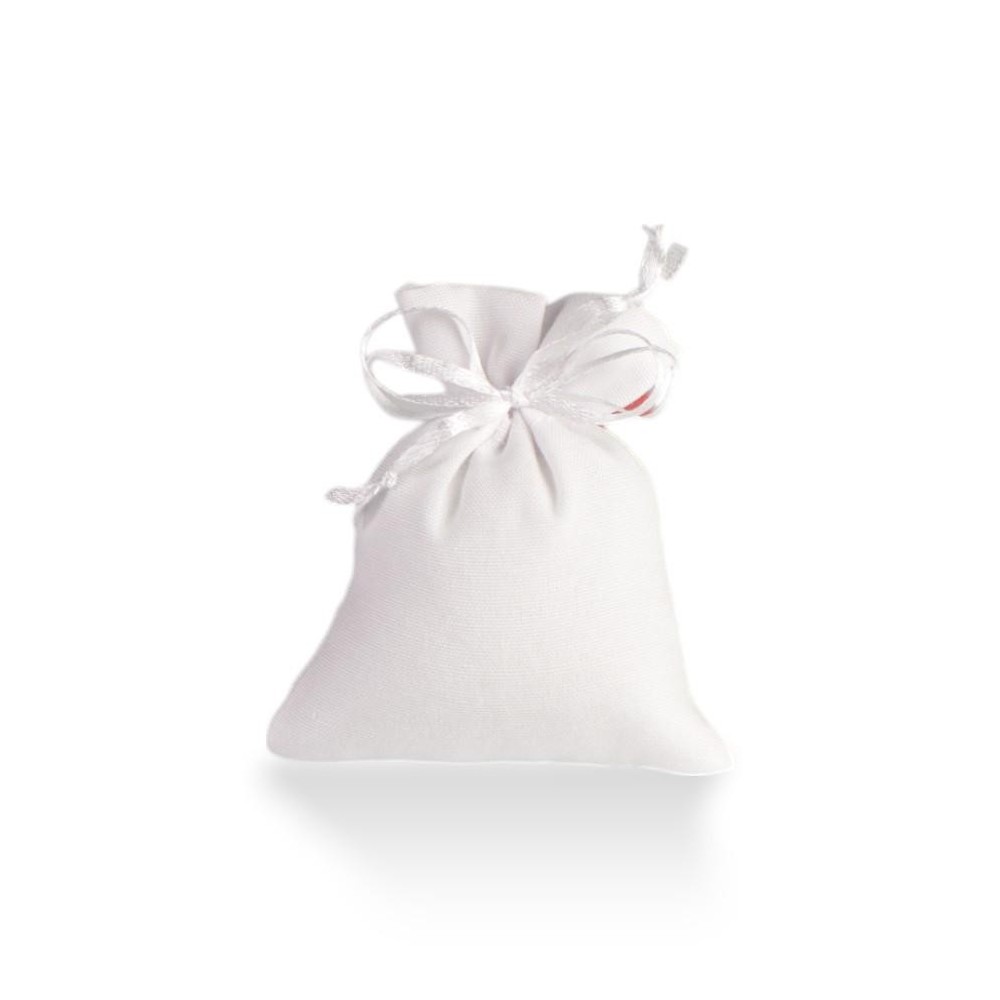 SACCHETTO COTONE 8X10 BIANCO PC